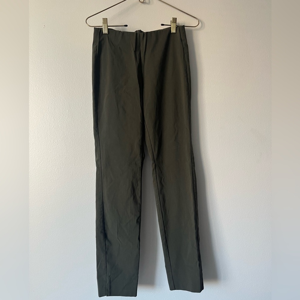 Who What Wear Women's Olive Cropped Pants